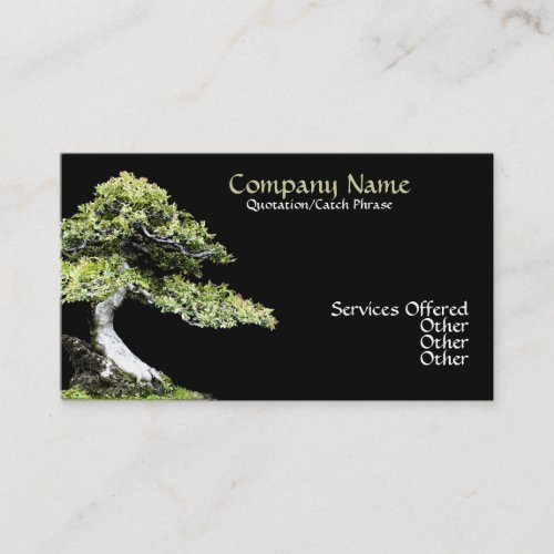 Bonsai Business card