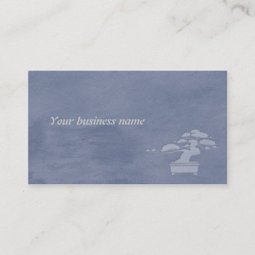 bonsai business card template