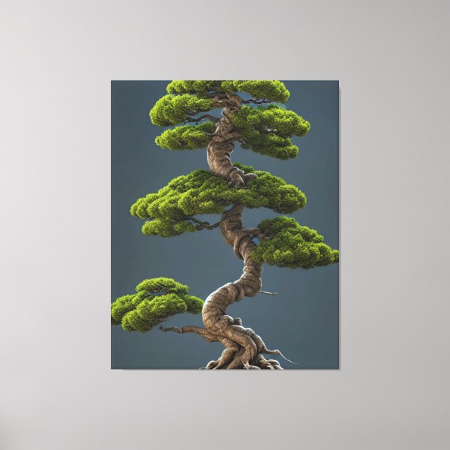 Bonsai Canvas Print (Front)