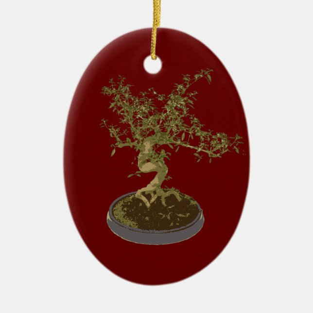 Bonsai Ceramic Ornament (Front)