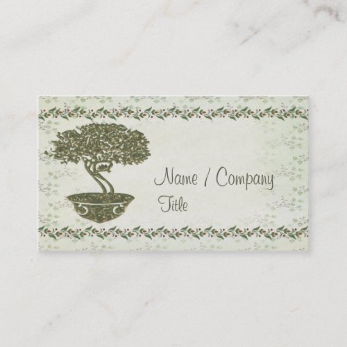 Bonsai Elegance Business Cards