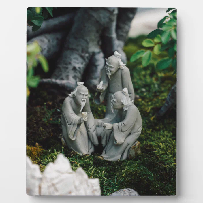Bonsai Figurines Plaque Zazzle Com