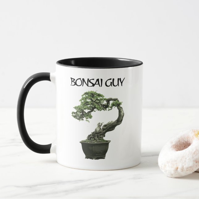 Bonsai guy funny quote for bonsai lovers mug (With Donut)
