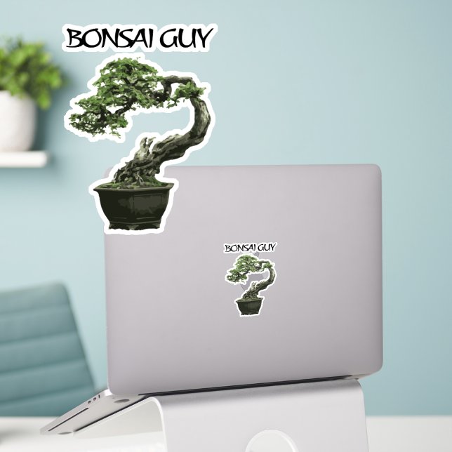 Bonsai guy funny quote for bonsai lovers sticker (Creator Uploaded)