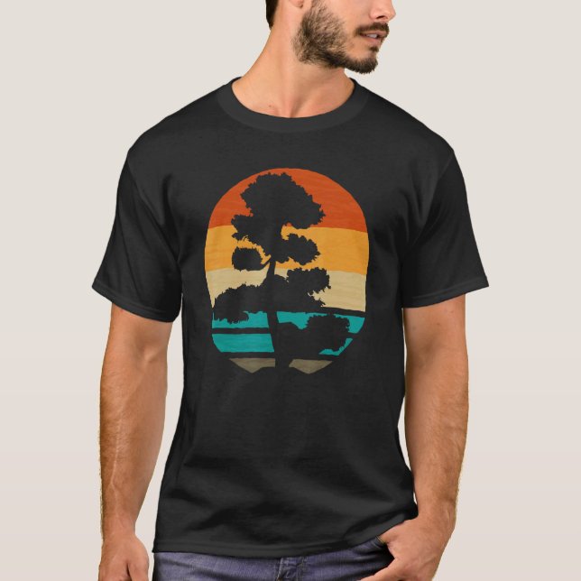 Bonsai     Japanese Bonsai Tree Pacific Ocean Beac T-Shirt (Front)