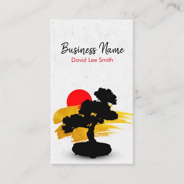 Bonsai/Landscape Business Card (Front)