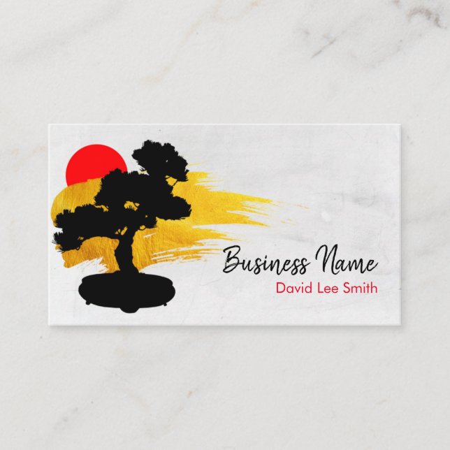 Bonsai/Landscape Business Card (Front)