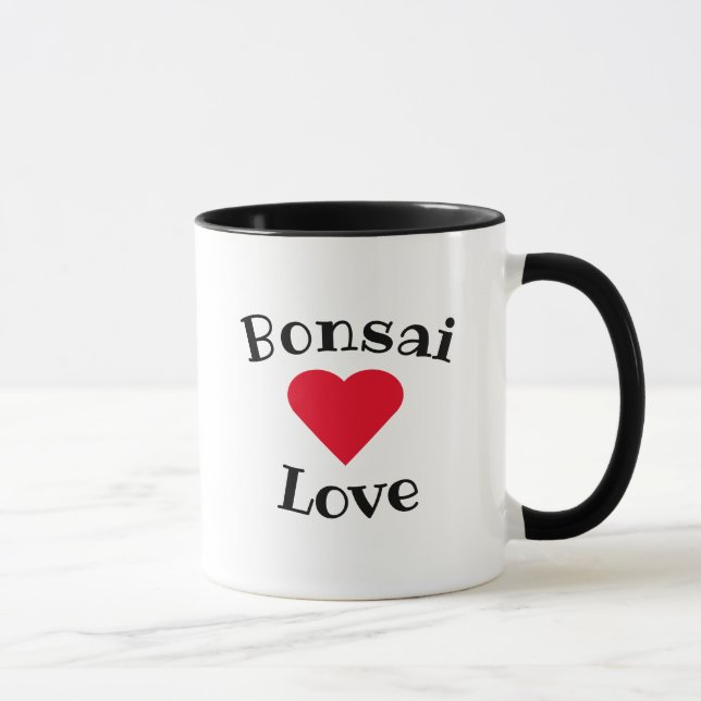 Bonsai Love Heart Mug (Right)