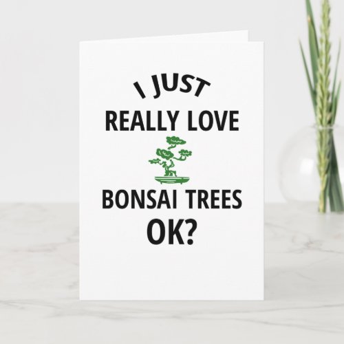 Bonsai Lover Gift  Bonsai Tree Bonsai Tree Lover Card