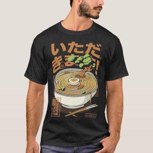 Bonsai Ramen Zen by Tobe Fonseca T_Shirt