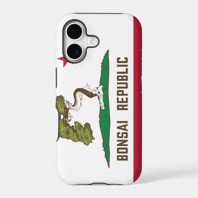 Bonsai Republic Flag Iphone Case (Back)