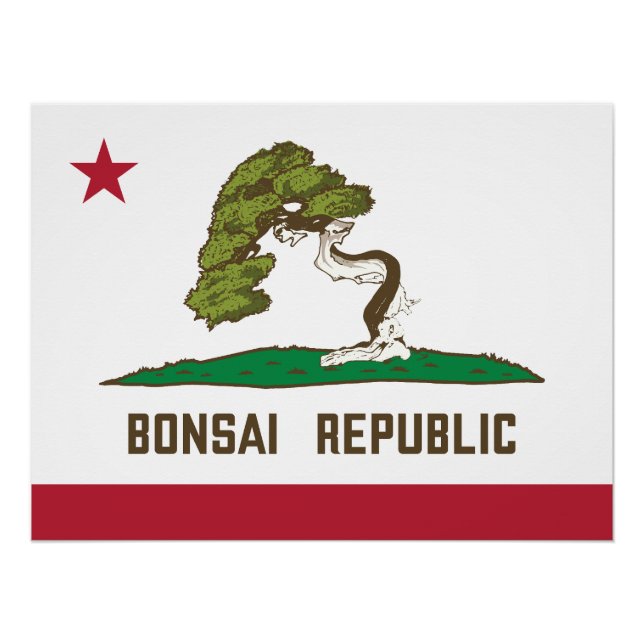 Bonsai Republic Flag Poster (Front)