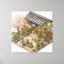 Bonsai Shop Watercolor