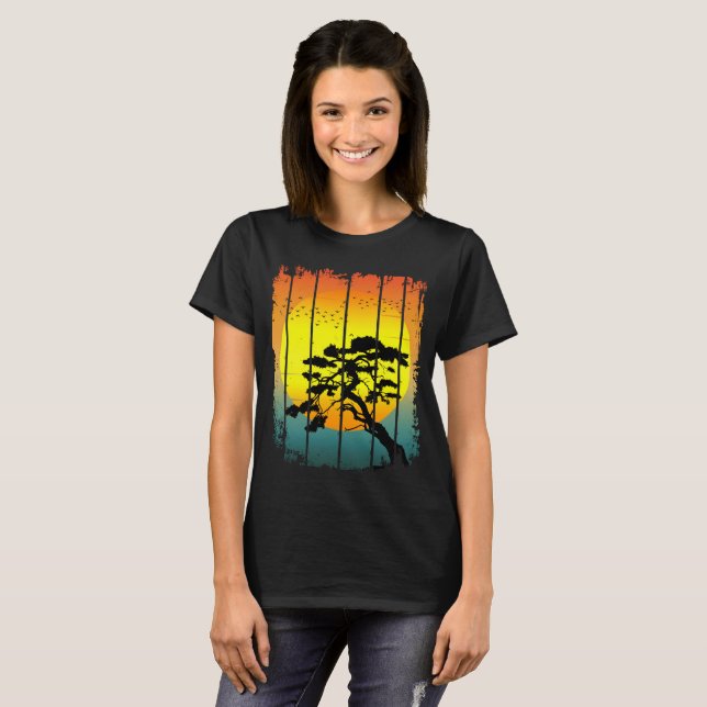 BONSAI SUMMER SUNSET T-Shirt (Front Full)