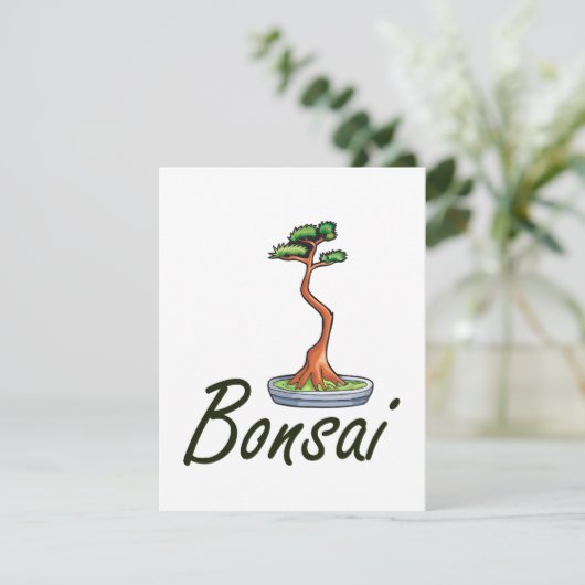 Bonsai text literati graphic (Standing Front)