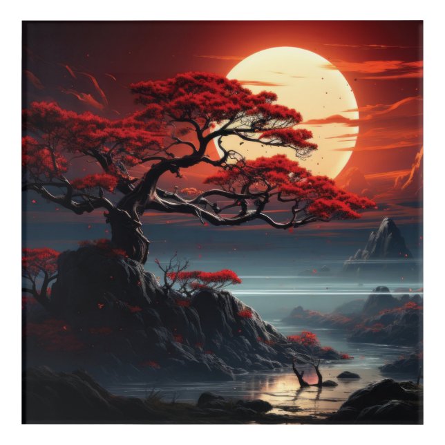 Bonsai Tree  Acrylic Print (Front)