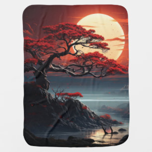 Bonsai Tree Baby Blanket