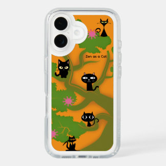 Bonsai Tree Black Cats Speck Phone Case – Orange
