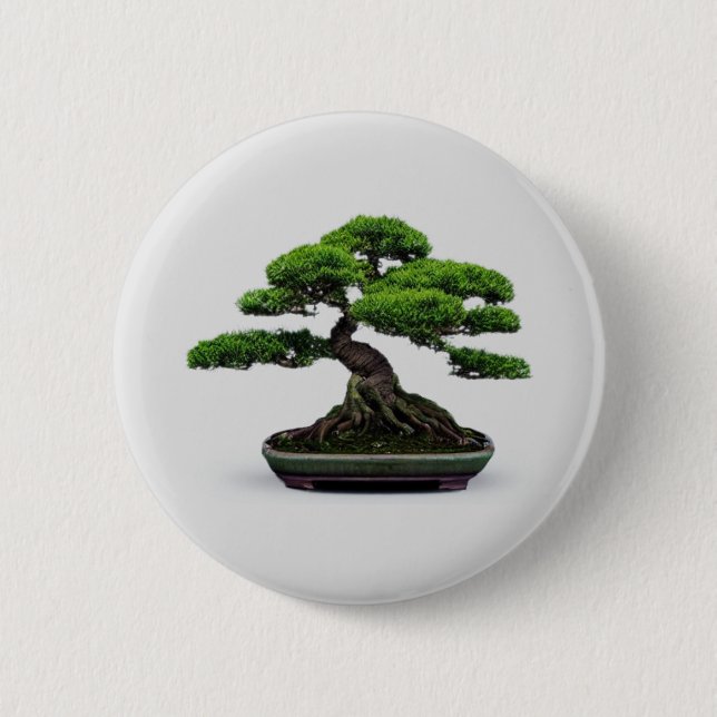 Bonsai Tree Button (Front)