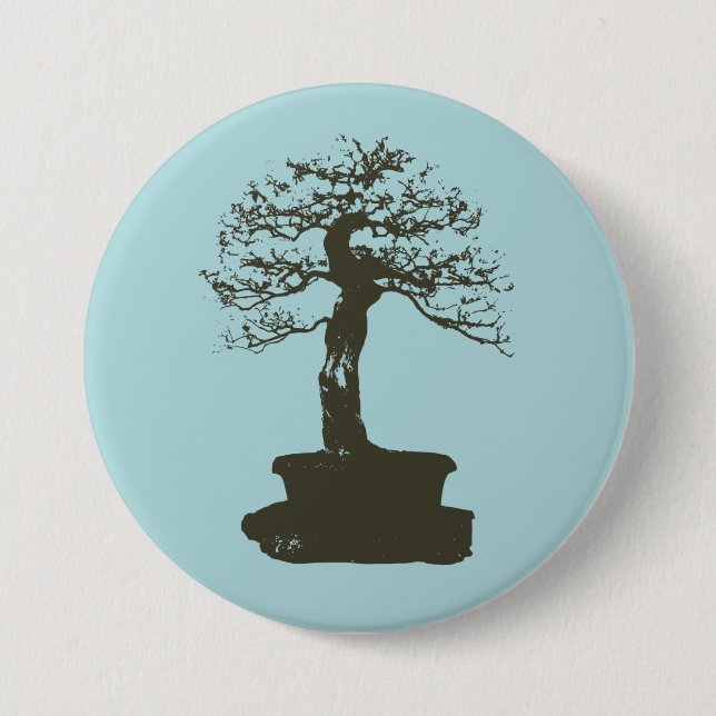 bonsai tree button (Front)