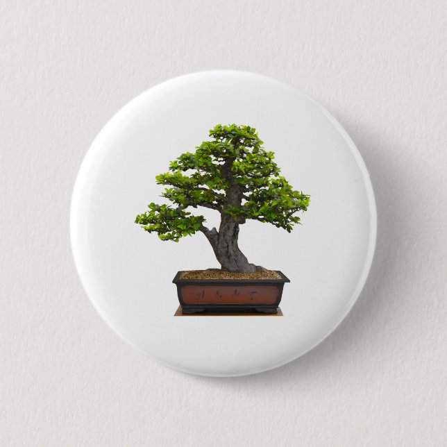 bonsai tree button (Front)