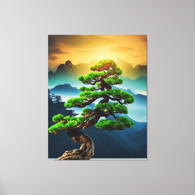 Bonsai Tree Canvas Print (Front)