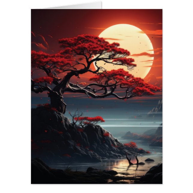Bonsai Tree  Card (Front)