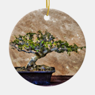 Bonsai Tree Ceramic Ornament