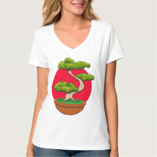 Bonsai Tree Design T-Shirt