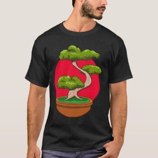 Bonsai Tree Design T-Shirt