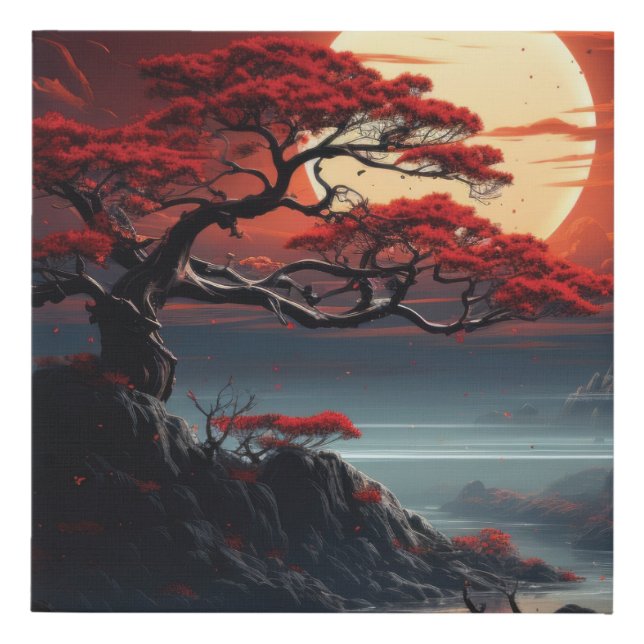 Bonsai Tree  Faux Canvas Print (Front)
