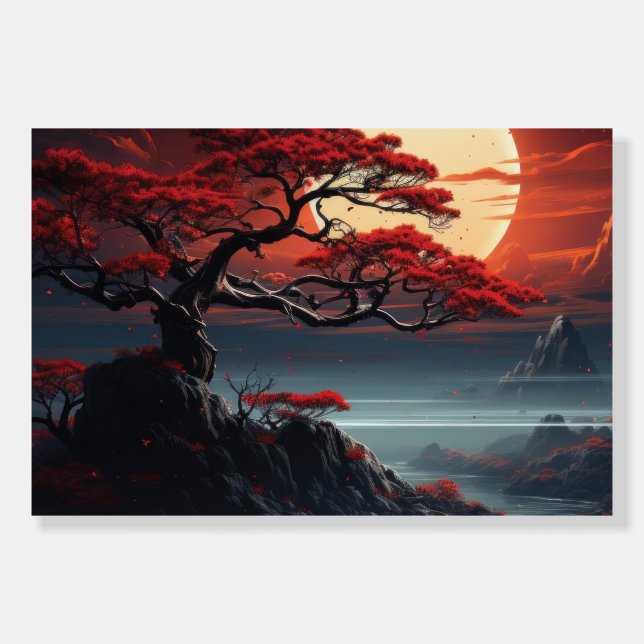 Bonsai Tree  Foam Board (Front)