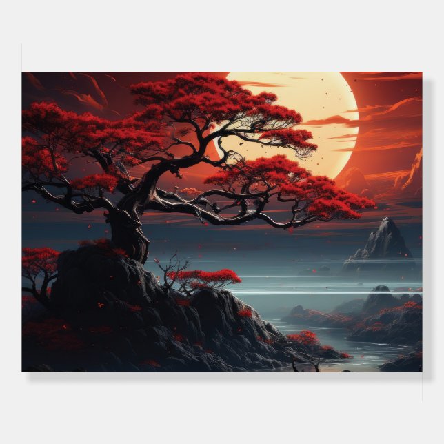 Bonsai Tree  Foam Board (Front)