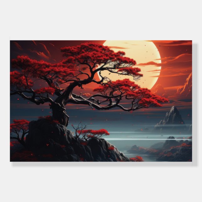 Bonsai Tree  Foam Board (Front)