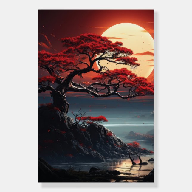 Bonsai Tree  Foam Board (Front)