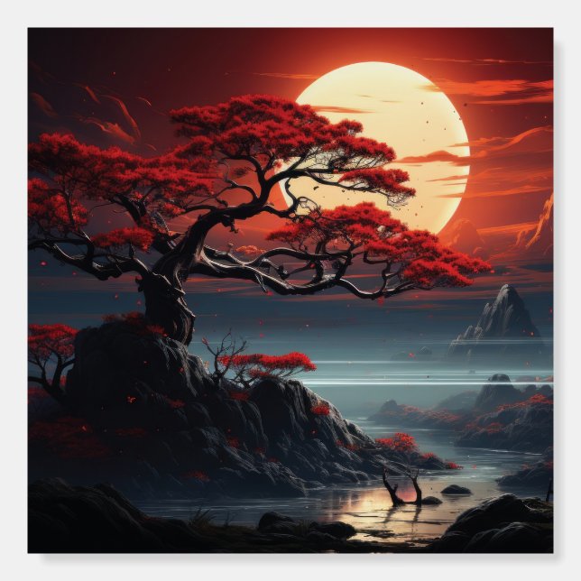 Bonsai Tree  Foam Board (Front)