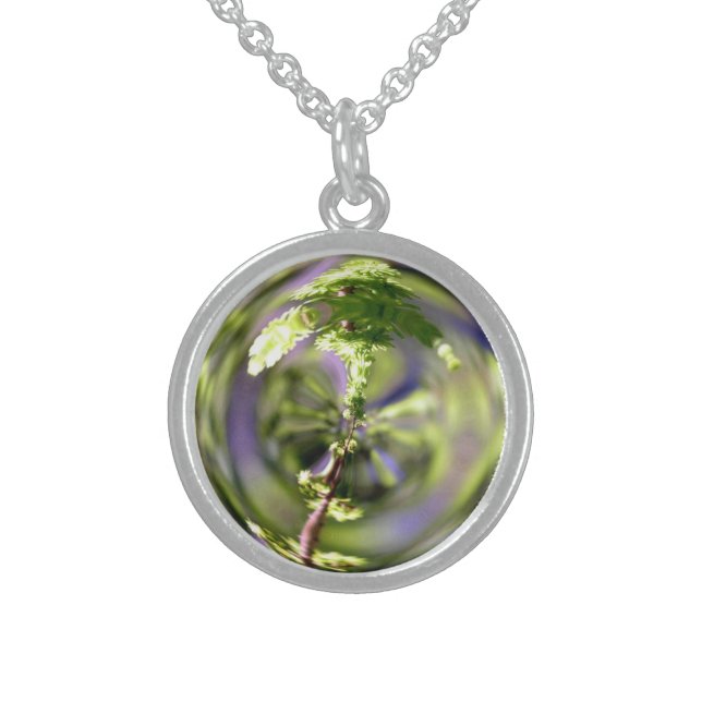 Bonsai Tree Globe Necklace (Front)