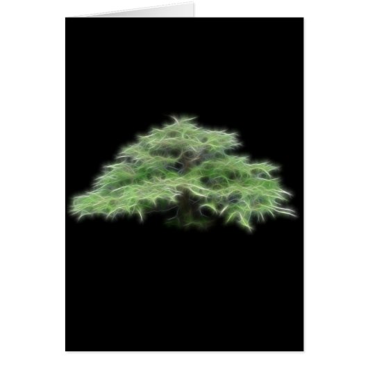 Bonsai Tree Green Plant Cards (Front)