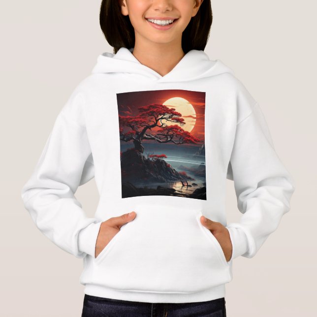 Bonsai Tree  Hoodie (Front)