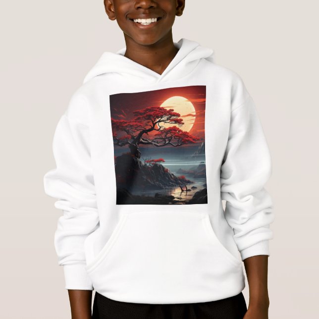 Bonsai Tree  Hoodie (Front)