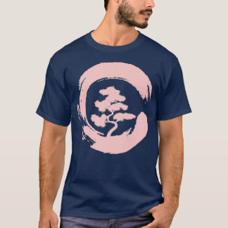 Bonsai Tree in Enso Circle Japanese Zen gift T-Shirt