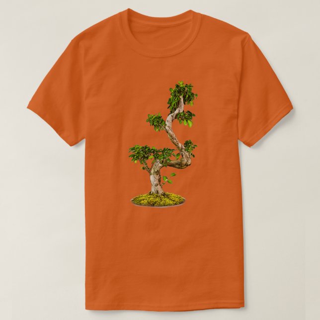 Bonsai Tree in hand green Nature isolated white Ba T-Shirt (Design Front)