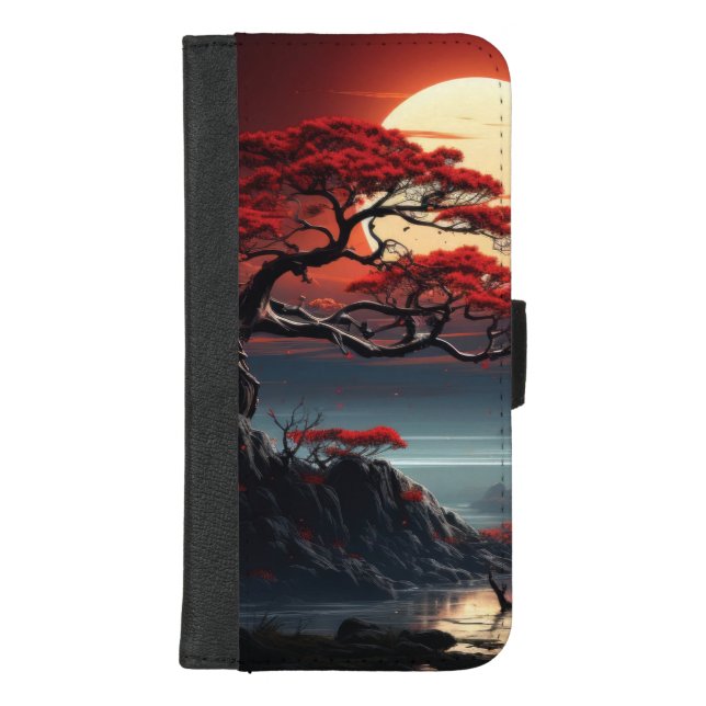 Bonsai Tree  iPhone Wallet Case (Front)