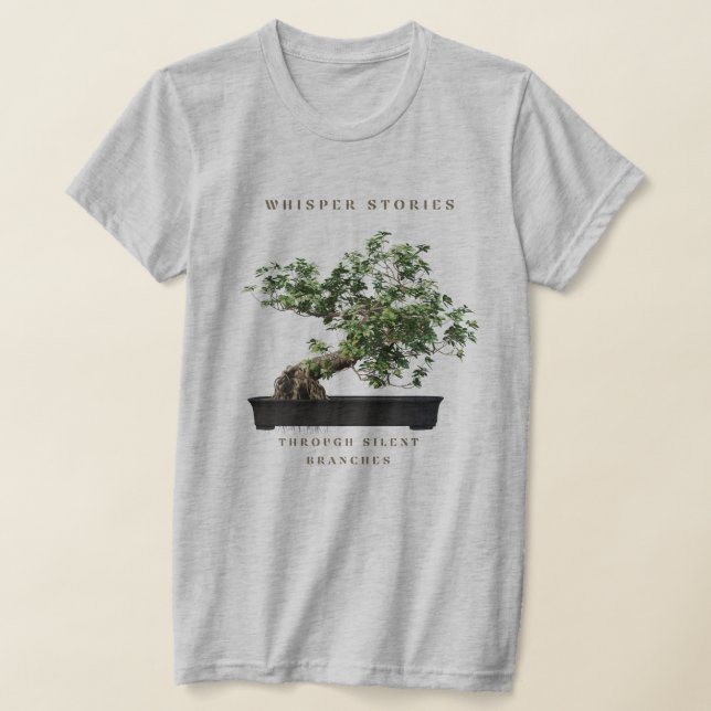 Bonsai Tree, Japan Art  T-Shirt (Laydown)