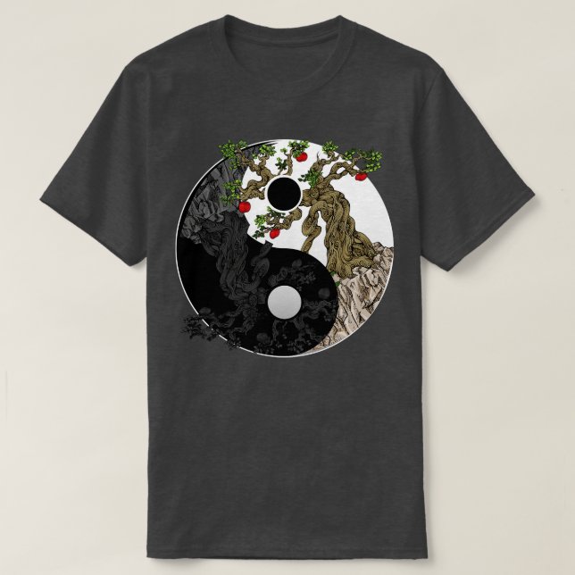 Bonsai Tree Japanese Buddhist Zen T-Shirt (Design Front)