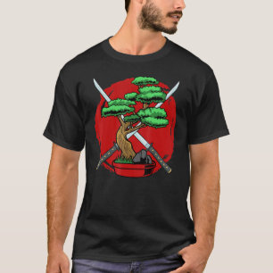Bonsai Tree Japanese Gardening Bonsai Tree Katana T-Shirt