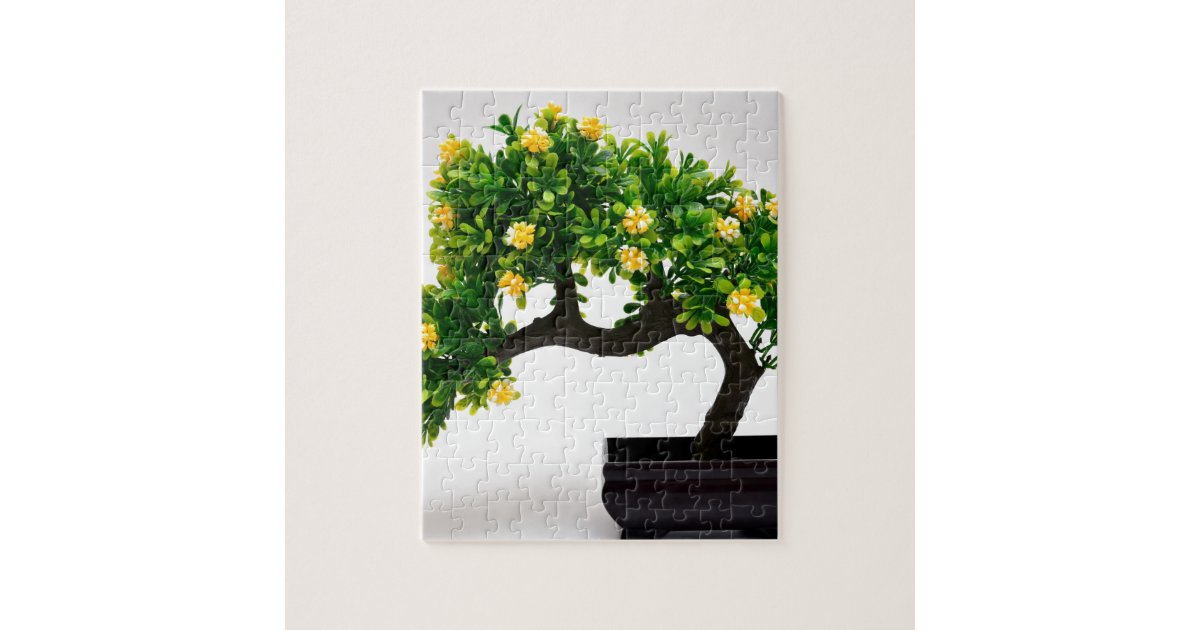 Bonsai tree jigsaw puzzle Zazzle