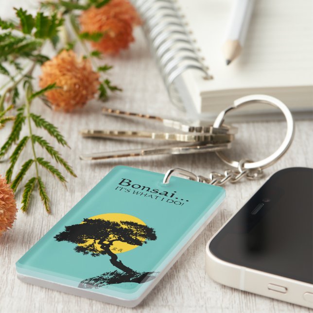 Bonsai Tree  Keychain (Front Right)