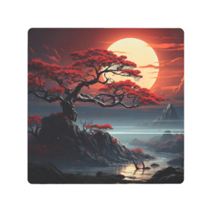 Bonsai Tree Metal Print