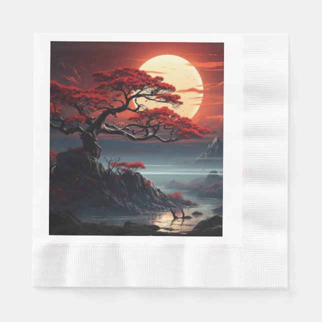 Bonsai Tree  Napkins (Front)
